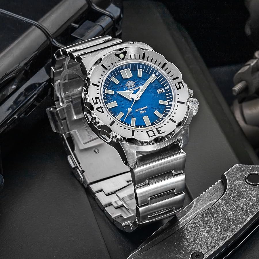 ADDIESDIVE 自動巻き ダイバー ウォッチ NH35A Amazon.com: ADDIESDIVE Automatic Watches for Men NH35A